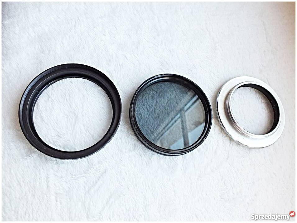 Adapter fotograficzny metalowy gwintowany gwint Obiektywy Żary