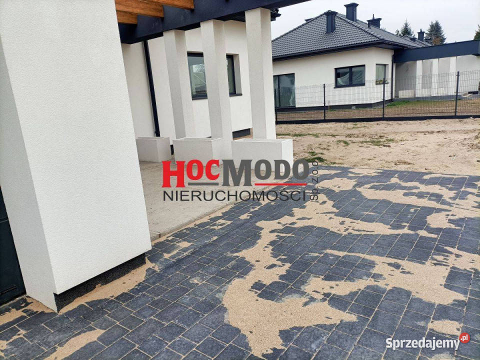 Nowoczesny parterowy bliżniak 13985 m2 mazowieckie Marynino