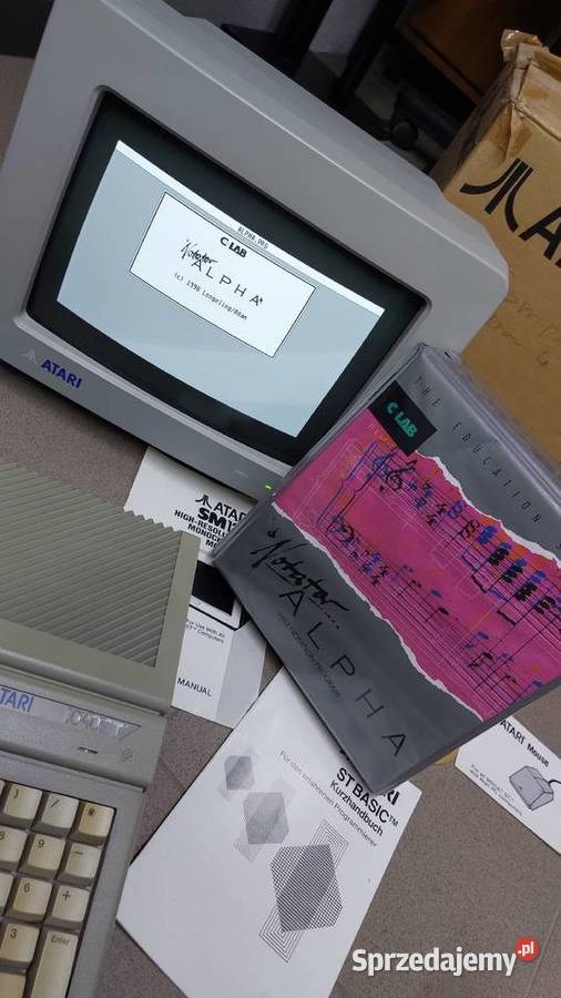 Komputer Atari 1040 STf kompletny zestaw CLAB Przanowice
