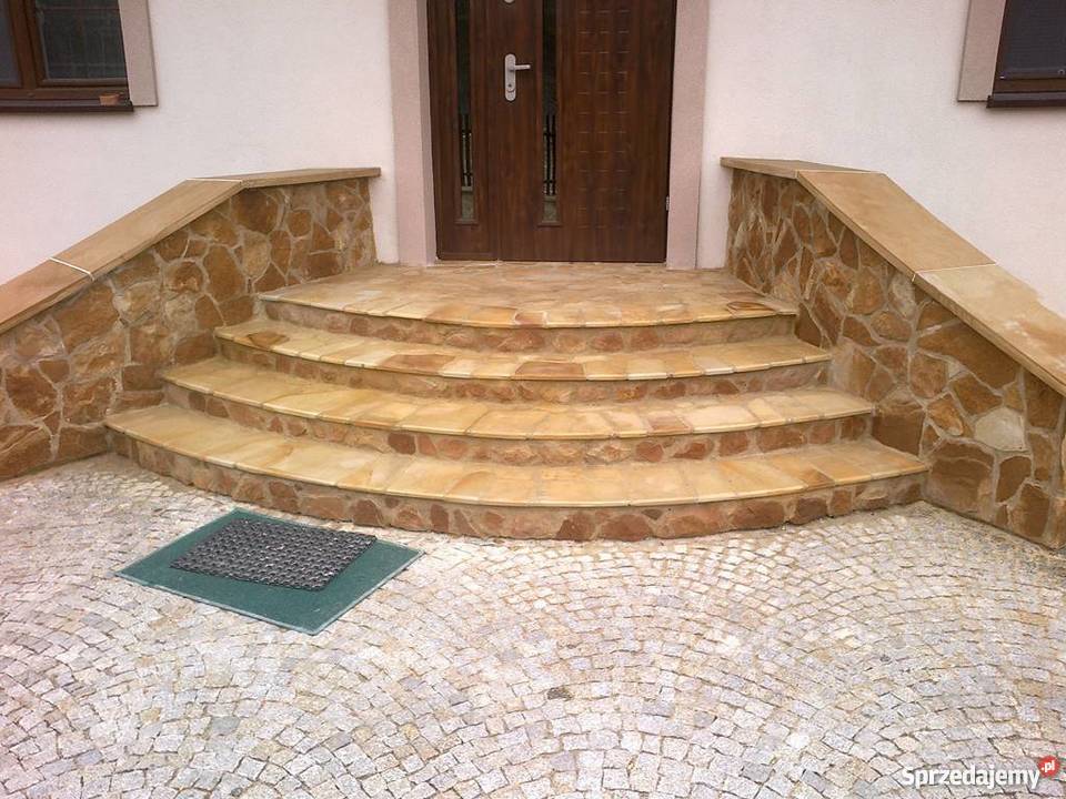 Schody z piaskowca Śmiłów