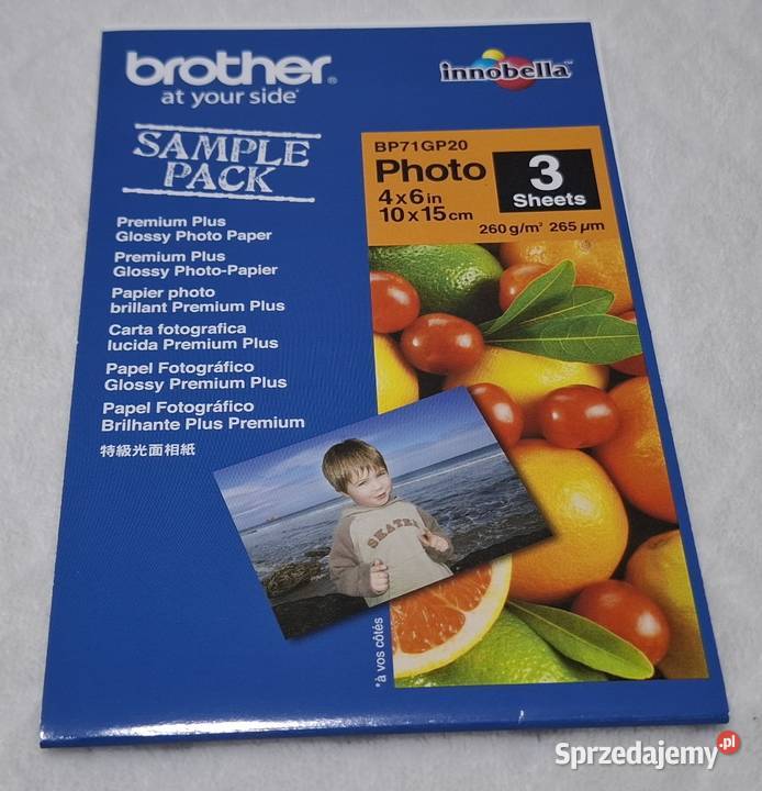 Papier fotograficzny Brother 10x15 260g Glossy Dom i Ogród Czeladź