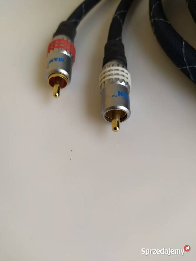 Kabel MANHATTAN długość 10 m 2x czinch w oplocie Części i akcesoria Olecko