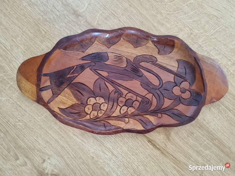 Taca Drewniana Vintage wielkopolskie Wola Podłężna
