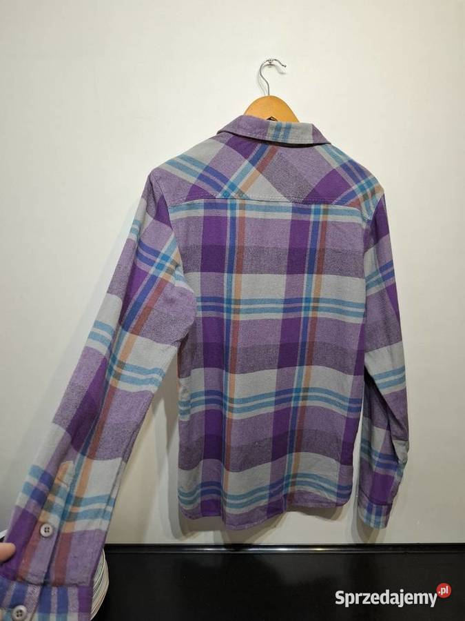 Koszula Vans M flanelowa skateboard bawełniana szary/srebrny Kraków