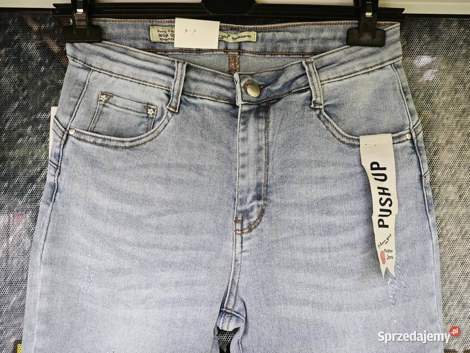 Spodnie jeansowe damskie męskie Karnice