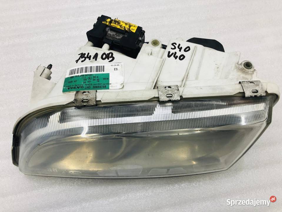 LAMPA LEWY PRZÓD XENON VOLVO V40 1AG00834101 EU wielkopolskie