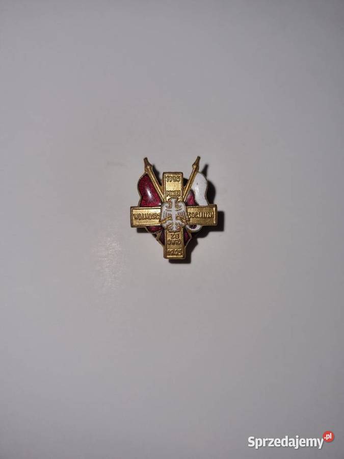 Odznaka kolekcjonerska Wolność Pokój Socjalizm Antyki Szczecin