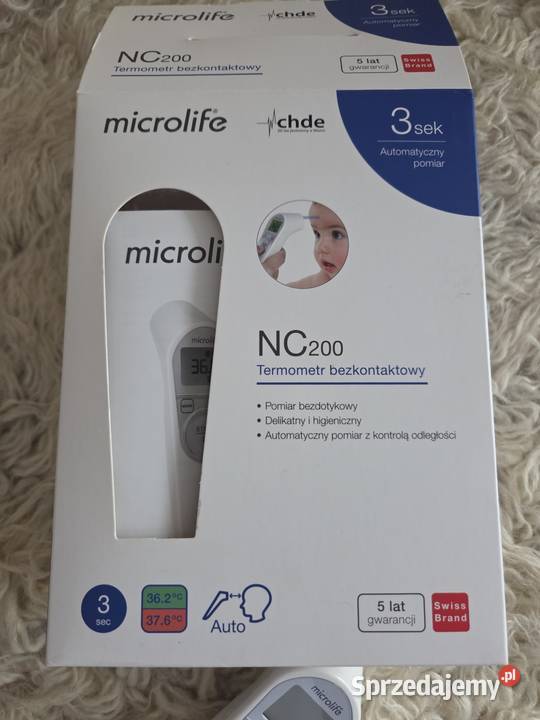 Termometr bezdotykowy Microlife NC200 nowy Warszawa