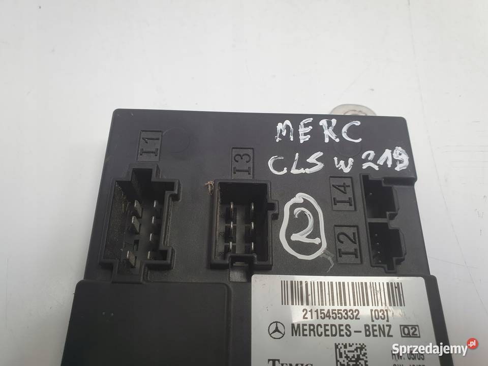 Mercedes CLS C219 W219 MODUŁ FOTELA Sterownik Chełm sprzedam