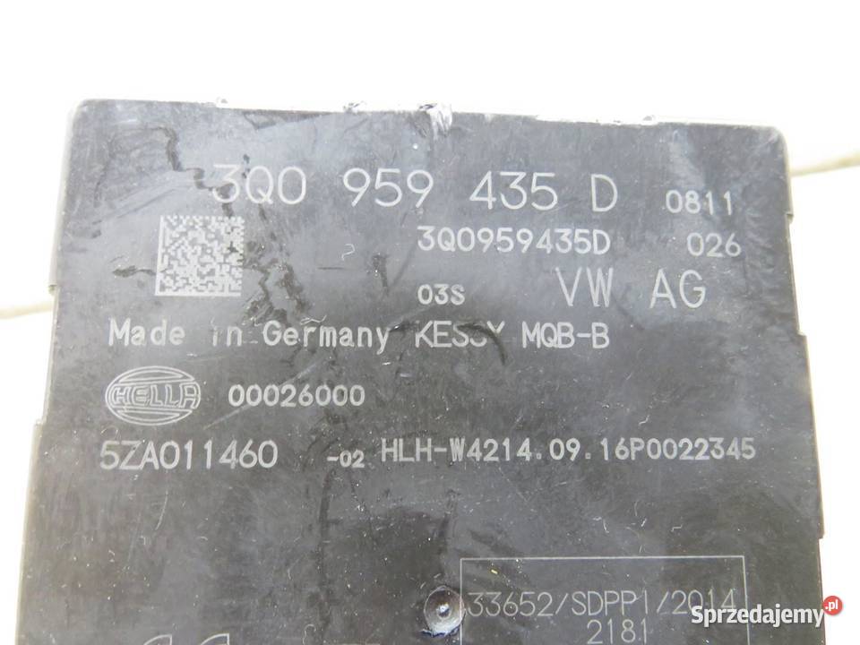 MODUŁ KESSY PASSAT B8 3Q0959435D osobowe