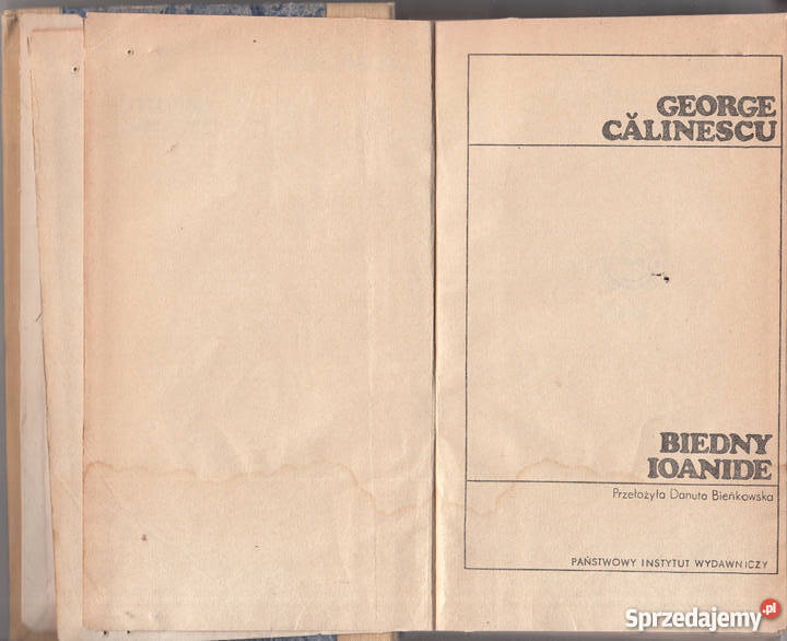 02362 BIEDNY IOANIDE GEORGE CALINESCU Czyrna