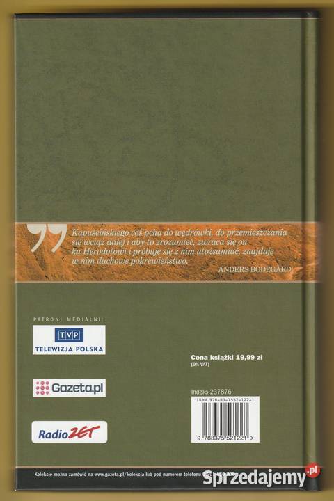 PODRÓŻE Z HERODOTEM RYSZARD KAPUŚCIŃSKI 2008 Rok wydania 2008