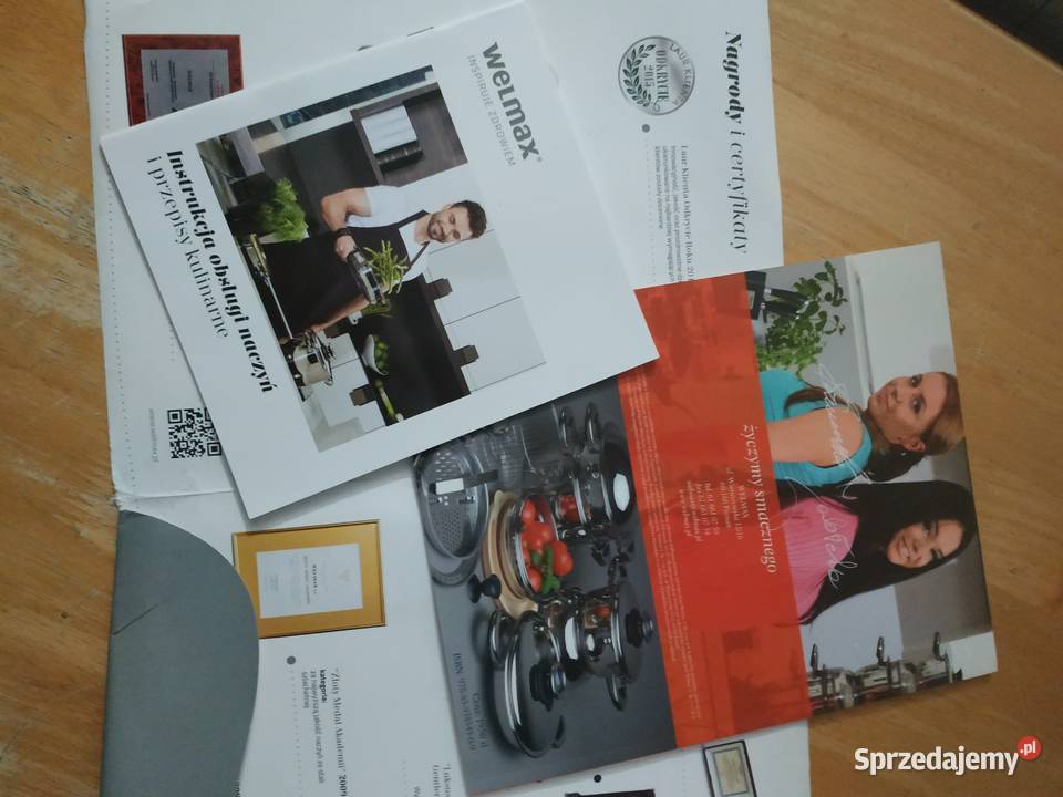 Zestaw garnków do gotowania na parze Welmax Garnki i szybkowary Opatów