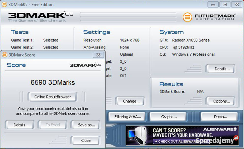 SAPPHIRE ATI Radeon X1650 PRO 256MB 128bit GDDR3 Cielądz