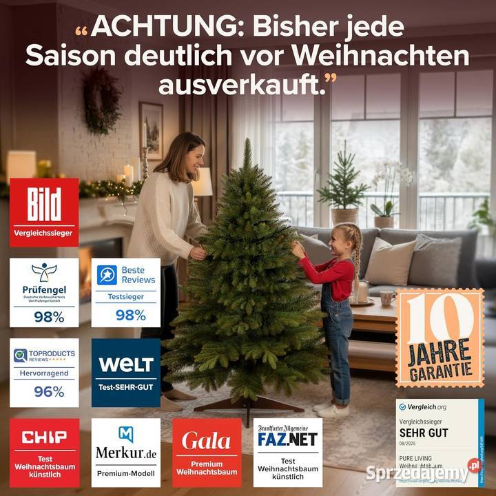 Choinka sztuczna PURE LIVING INTERIOR DESIGN 150 Jadowniki sprzedam