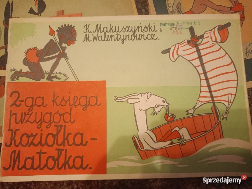 Zestaw 4 ksiąg Przygód Koziołka stare i nowe Warszawa