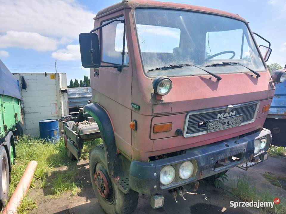 Man 4x4 Kabina 9150 rama skrzynia biegów Pozostałe wielkopolskie Książenice sprzedam