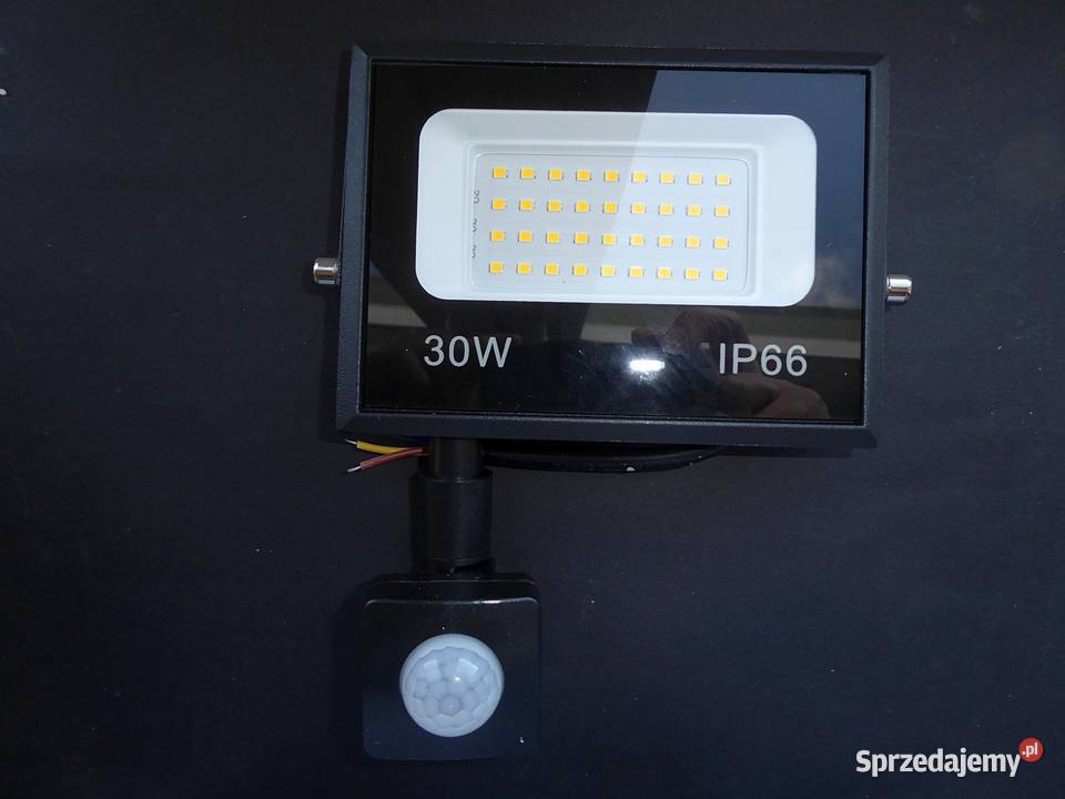 Naświetlacz zewnętrzny LED z czujnikiem ruchu mazowieckie Warszawa