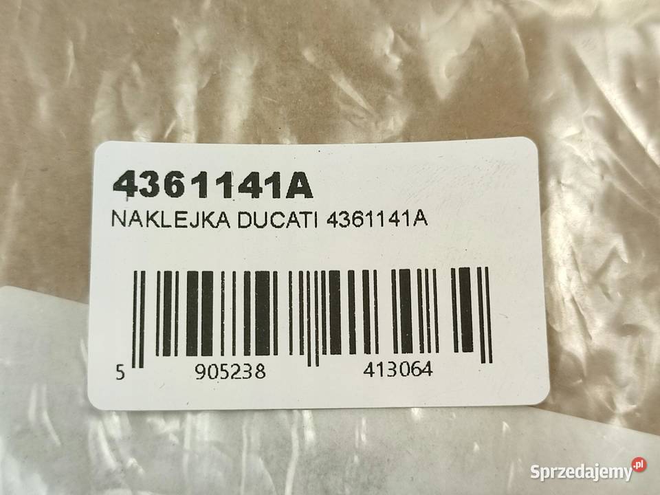 NAKLEJKA DUCATI MULTISTRADA ZADUPEK PRAWA DUCATI