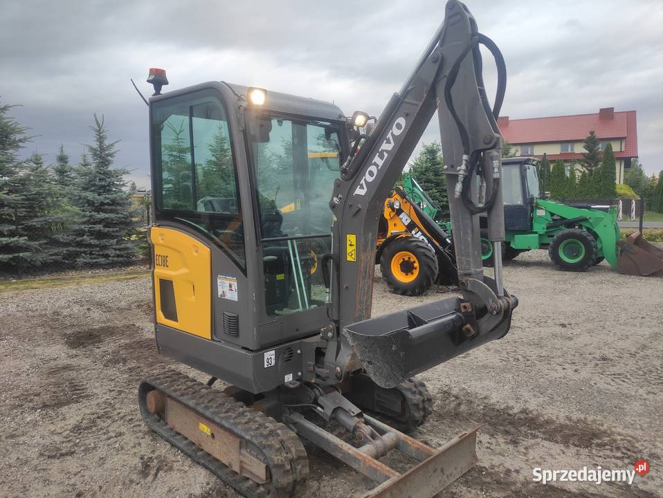Volvo EC 18 E 700mtg 2020r rozsuwane gąsienice Ryżki