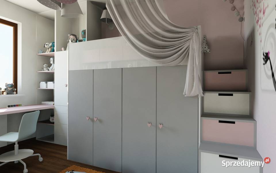 Piękne meble do pokoju dziewczynki