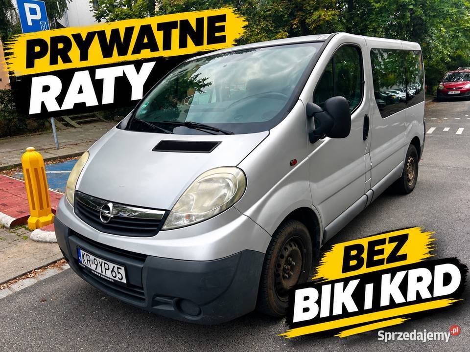 Opel Vivaro Raty Prywatnie 9os Minivan Wrocław
