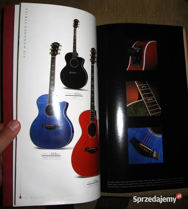 Taylor guitar catalog 1999 katalog gitar Kępice