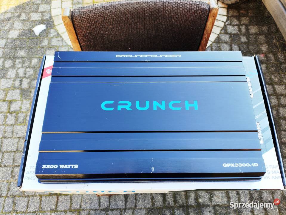 Wzmacniacz samochodowy 1 kanałowy monoblok Crunch Wzmacniacze Elektronika