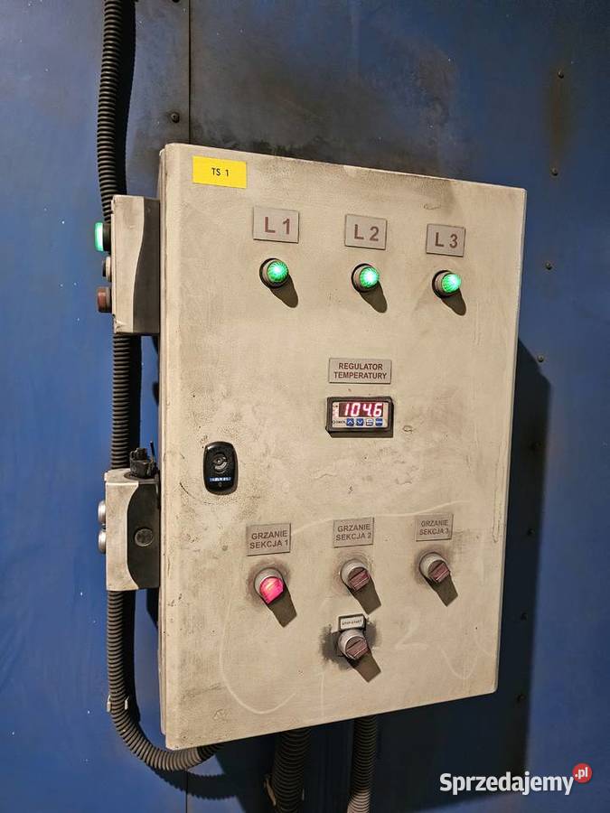 Piec elektryczny do lakierni proszkowej kabina Łosiów