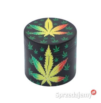 Grinder z Liściem Marihuany Kolor Reggae Ostrowy nad Okszą