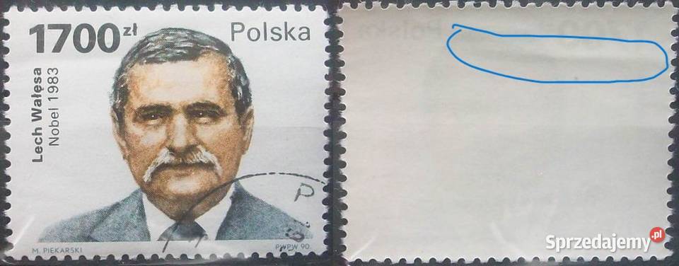 R Znaczki polskie rocznik 1990 kasowany łódzkie Leźnica Wielka-Osiedle