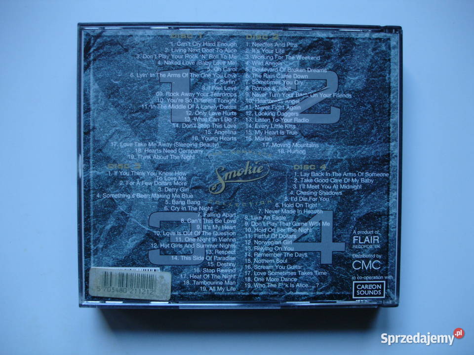 SMOKIE płyty CD BOX 4 sztuki