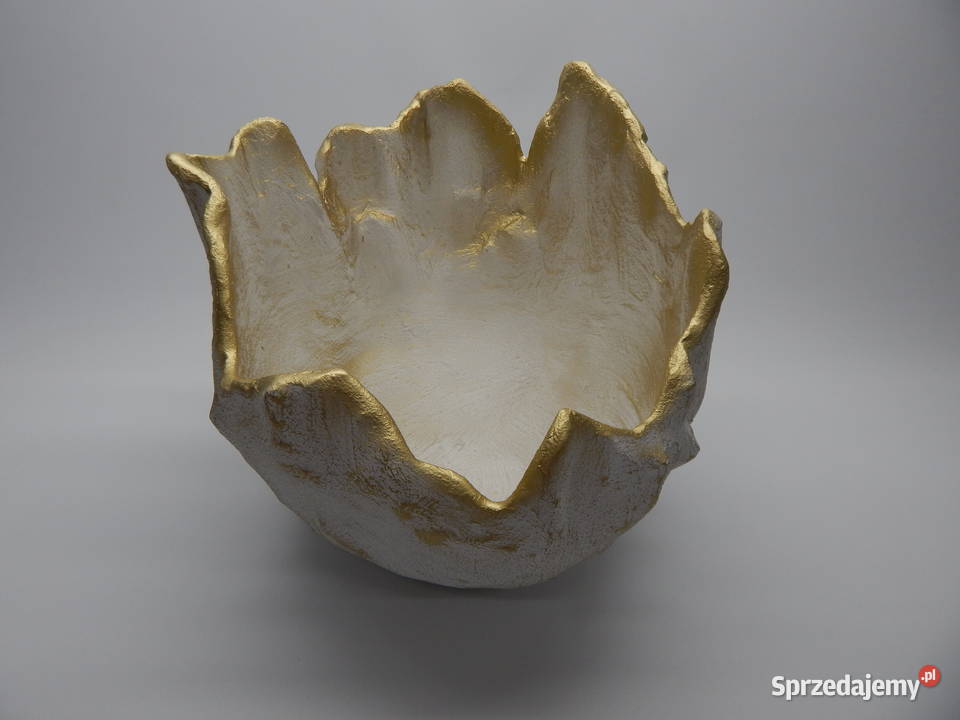 Donica Betonowa 36 Biała Złota Rękodzieło świętokrzyskie Grabina