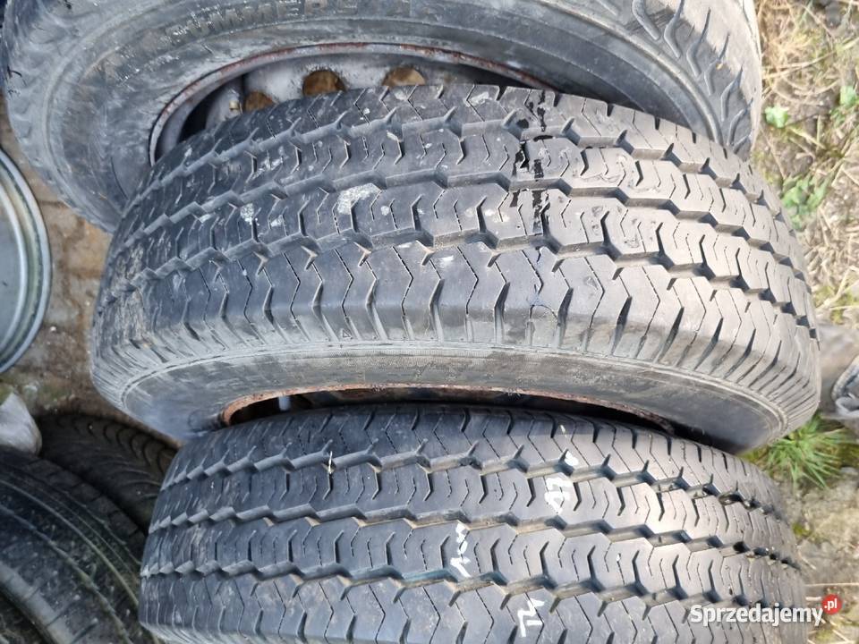Vw T4 4 Koła Felgi Stalowe i Opony Wzmacniane Skawina