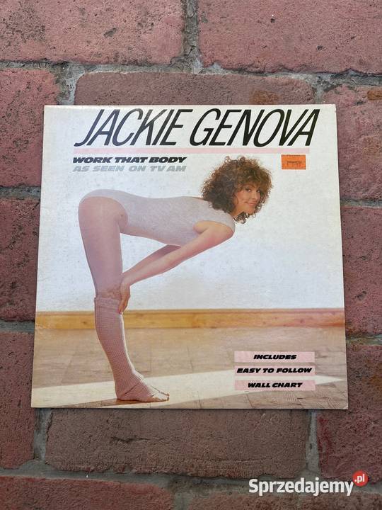 Jackie Genova Work That Body LP UK Ex aerobik na Płyty i kasety wielkopolskie Poznań