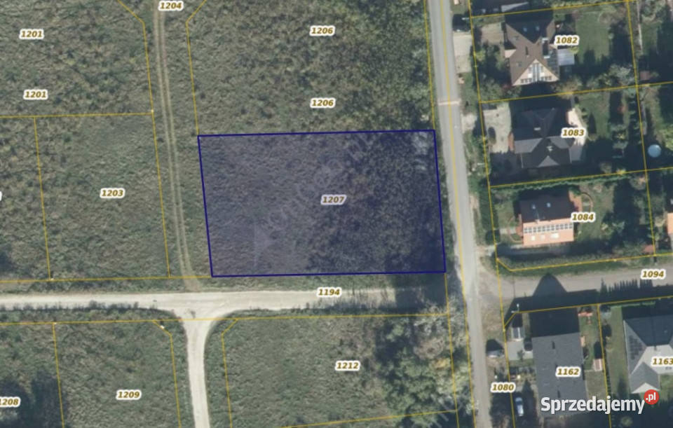 Działka 1207 w miejscowości Borówiec Borowiec