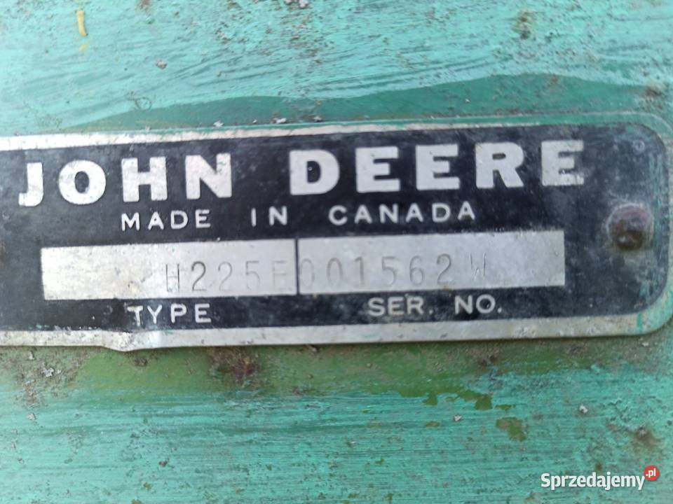 Talerzówka JOHN DEERE John Deere Pozostałe Strzelnia