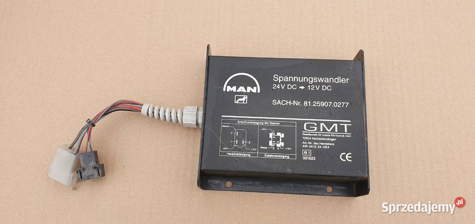 MAN PRZETWORNICA NAPIĘCIA 81259070277 Pozostałe Bieleń