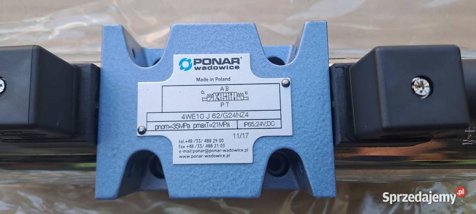 Elektrozawór 4WE10 J62G24NZ4 Ponar Wadowice Myślenice sprzedam