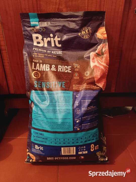 8 karma sucha BRIT psa jagnięcina z ryżem śląskie Szczyrk sprzedam