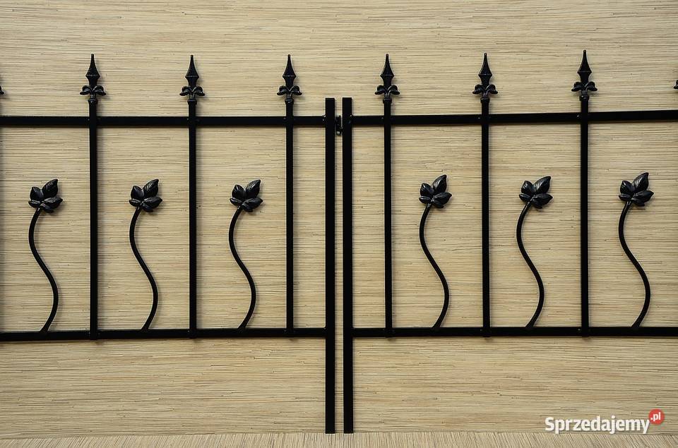 Płotek metalowy ogrodowy palisada 100 x 80 Siepraw sprzedam