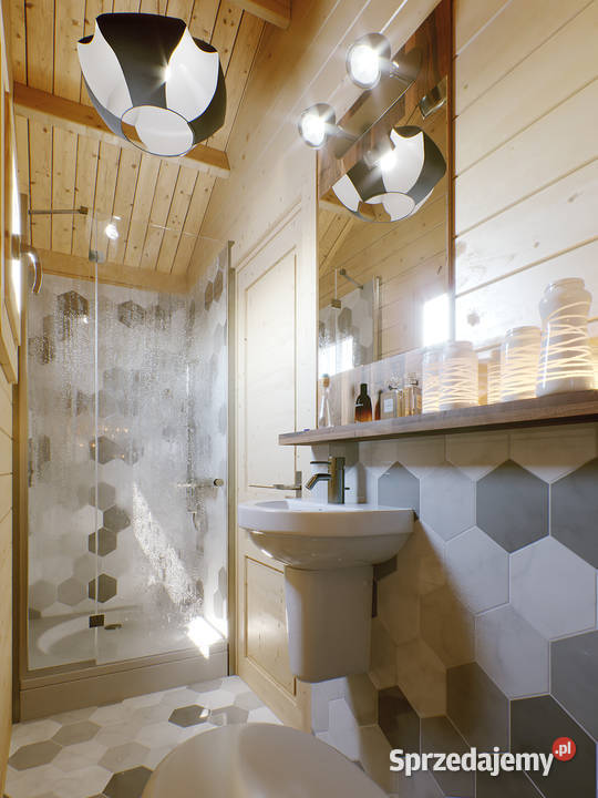 Domek drewniany 35m2 bez pozwolenia na działkę Pozostałe Elbląg