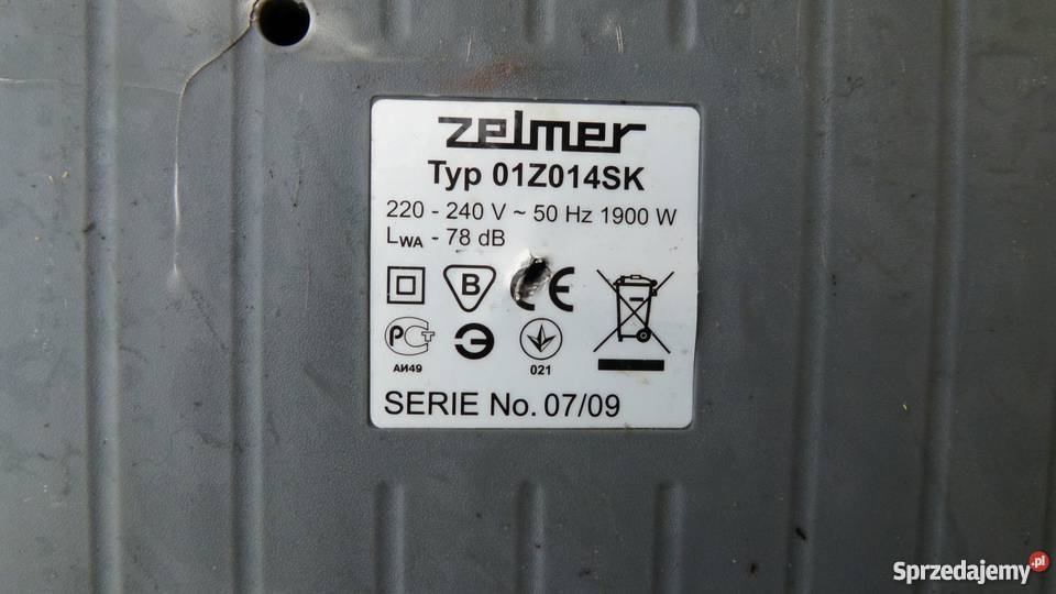 Odkurzacz Zelmer Voyager Typ 01Z014SK sprawny lubelskie Zamość