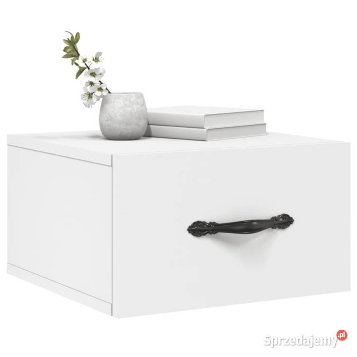 Wisząca szafka nocna biała 35x35x20 WM829804 Warszawa