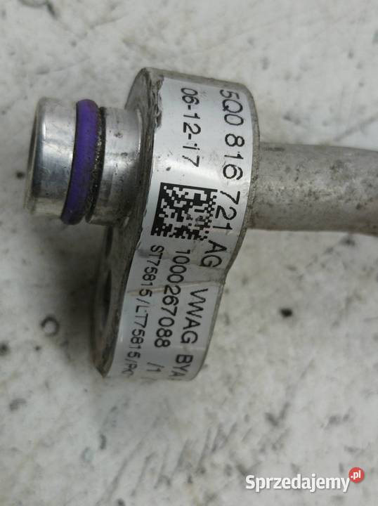 PRZEWÓD KLIMATYZACJI RURKA 20 TSI 3V 5Q0816721AG osobowe