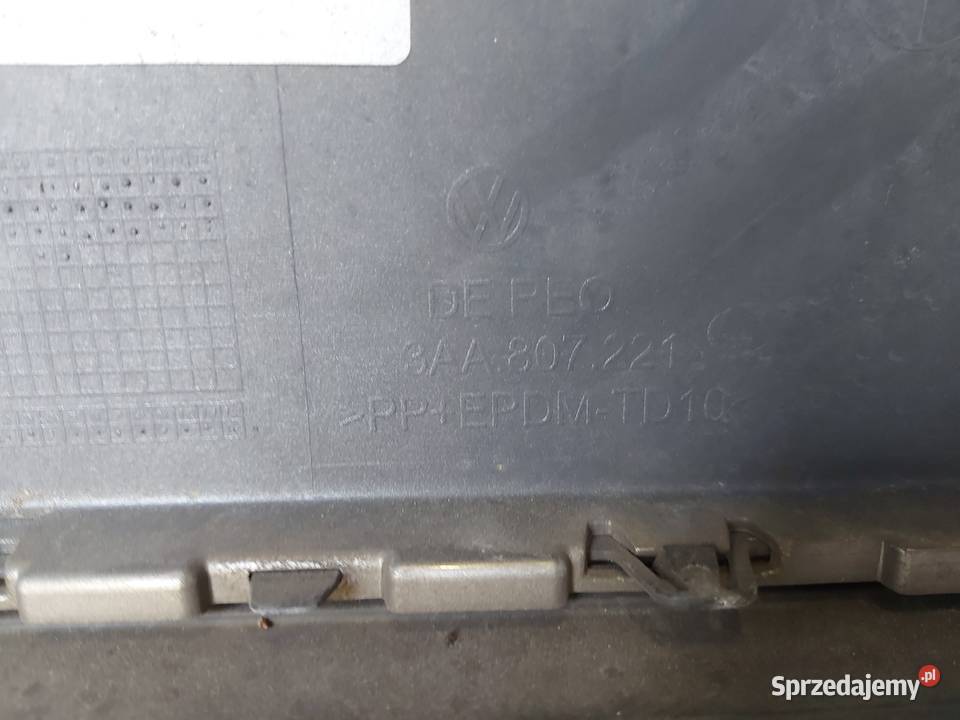 VW PASSAT 13r zderzak przód 3AA807221