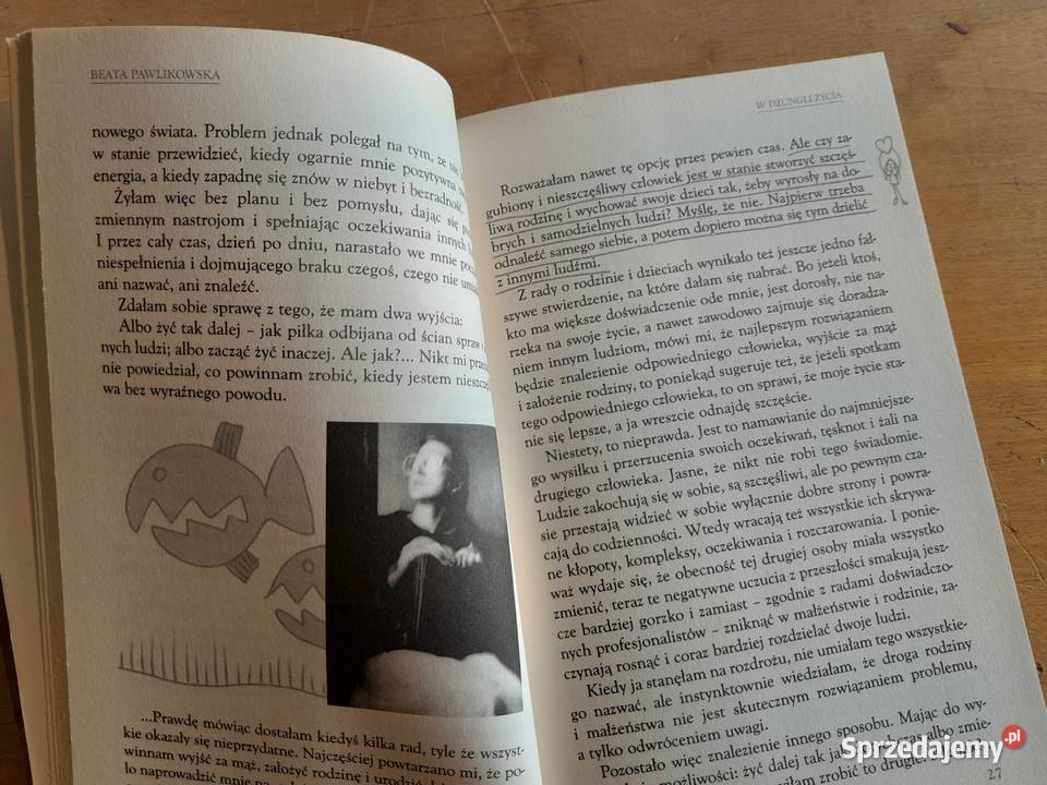 Książka Beata Pawlikowska W dżungli życia Pozostałe Dąbrowa Górnicza sprzedam