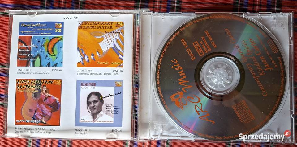Jason Carter contemporary Spanish guitar CD małopolskie Kraków sprzedam