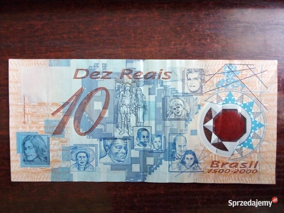 Banknot 10 reali Brazylia Płońsk