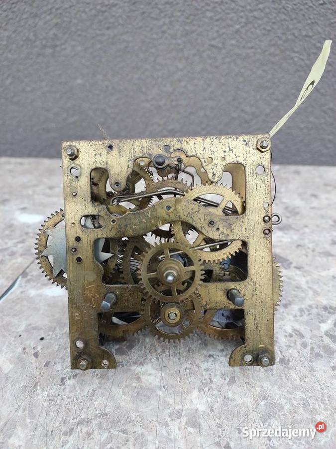 674 Mechanizm starego zegara ściennego Junghans pomorskie Tczew